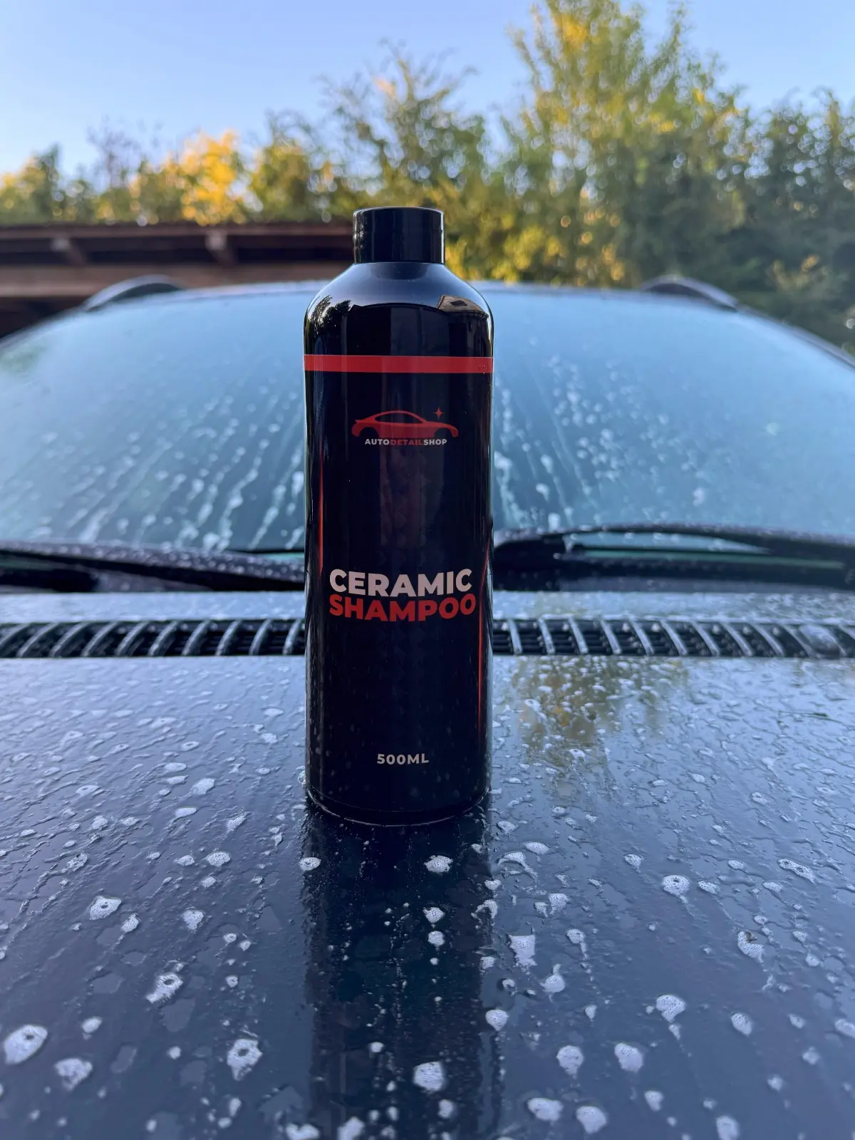 Ceramic Shampoo with foam