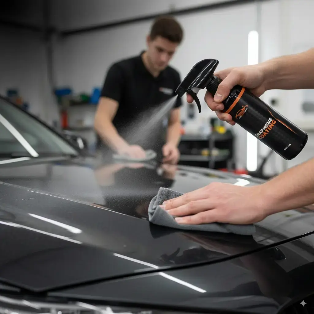 Graphene coating aanbrengen